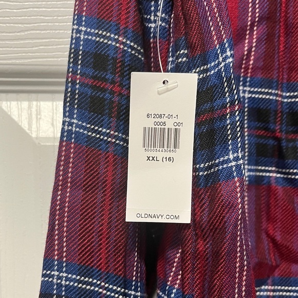 Old Navy Extra Long Flannel - Picture 3 of 7